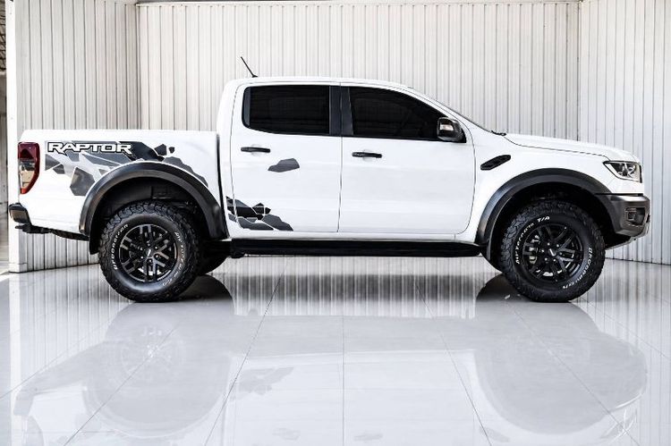 Ford Ranger 2018 Raptor 2.0 Bi-Turbo 4WD Pickup ดีเซล ไม่ติดแก๊ส เกียร์อัตโนมัติ ขาว รูปที่ 4
