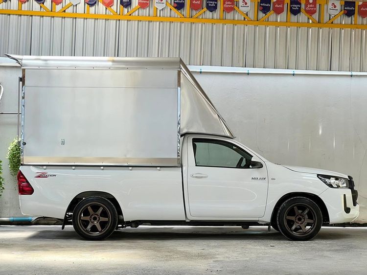 Toyota Hilux Revo 2022 2.4 Entry Pickup ดีเซล ไม่ติดแก๊ส เกียร์ธรรมดา ขาว รูปที่ 4