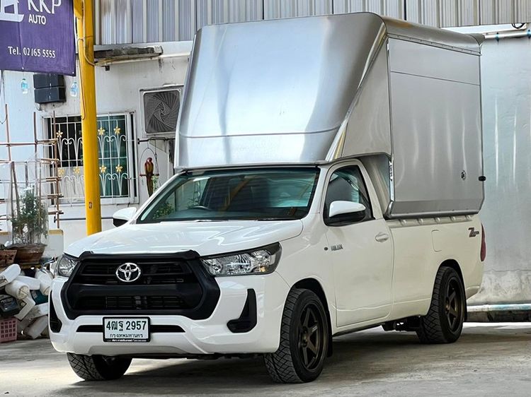 Toyota Hilux Revo 2022 2.4 Entry Pickup ดีเซล ไม่ติดแก๊ส เกียร์ธรรมดา ขาว รูปที่ 2