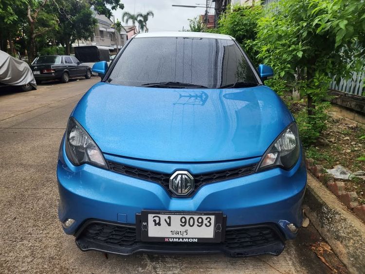 รถ MG MG3 1.5 D สี ฟ้า