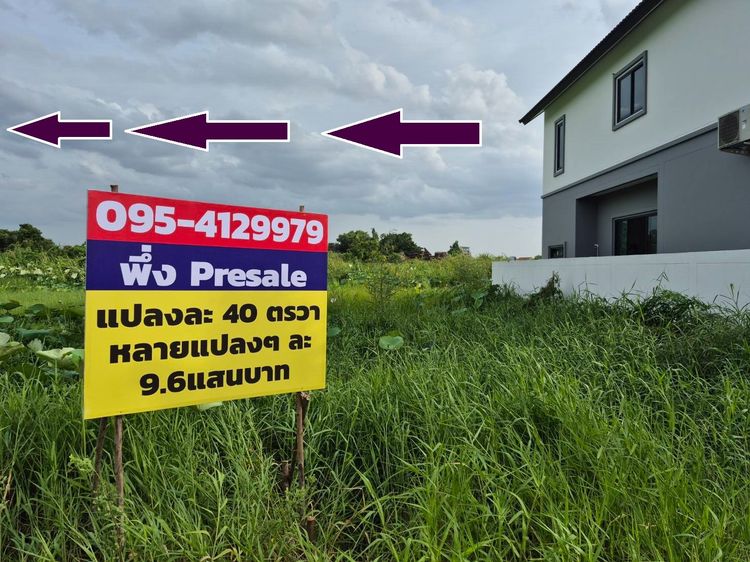 ขายที่ดินจัดสรรพิเศษแปลงจัดสรรพหลโยธิน 54ทับ1 แยก 843 (ซอยตาลเดี่ยว) แปลงพิเศษ 40 ตารางวา ไม่ถึงล้าน 9.6 แสนทำพิเศษมาเพื่อทุกท่านซื้อทำบ้านไ