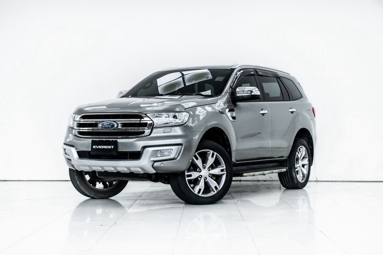 Ford Everest 2016 2.2 Titanium Plus Utility-car ดีเซล ไม่ติดแก๊ส เกียร์อัตโนมัติ เทา