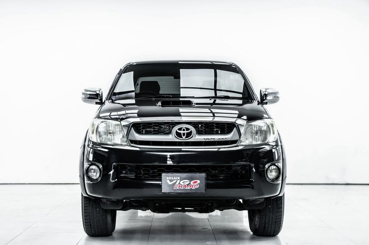 Toyota Hilux Vigo 2010 2.5 E Prerunner Pickup ดีเซล ไม่ติดแก๊ส เกียร์ธรรมดา ดำ รูปที่ 4