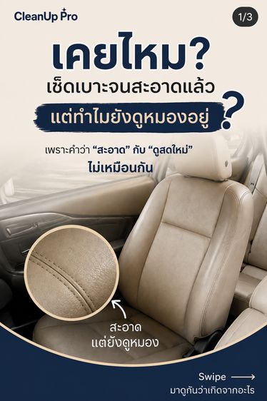 สเปรย์ทำความสะอาดพร้อมบำรุงและฟื้นฟูพื้นผิว (CleanUp Pro RESTORE SPRAY PREMIUM) รูปที่ 16