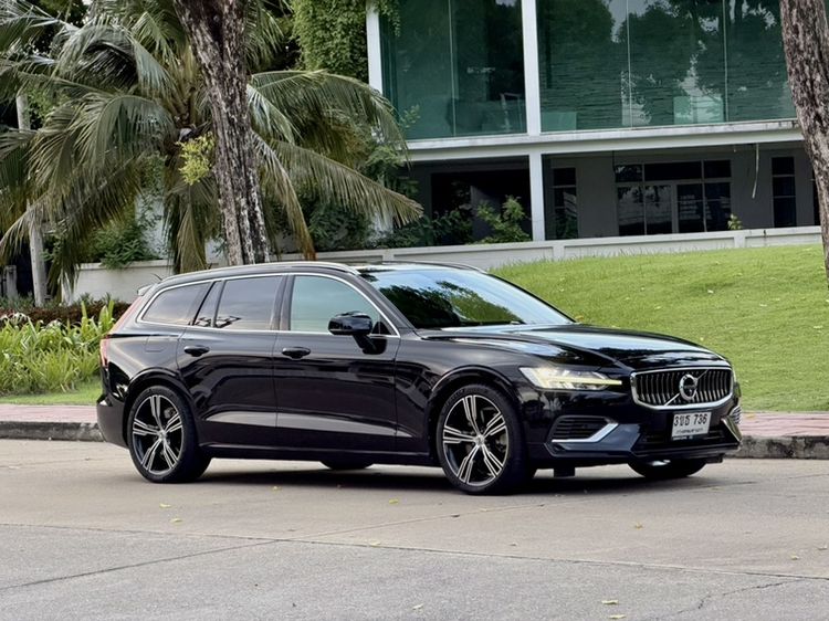 Volvo V60 2021 2.0 T8 Inscription 4WD Utility-car ปลั๊กอินไฮบริด (PHEV) ไม่ติดแก๊ส เกียร์อัตโนมัติ ดำ