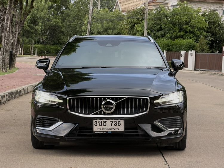 Volvo V60 2021 2.0 T8 Inscription 4WD Utility-car ปลั๊กอินไฮบริด (PHEV) ไม่ติดแก๊ส เกียร์อัตโนมัติ ดำ รูปที่ 2