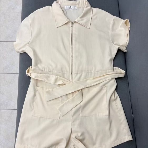 จั๊มสูท Pradap สีครีม Size S M