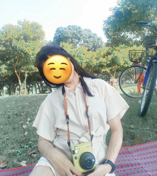 จั๊มสูท Pradap สีครีม Size S M รูปที่ 5