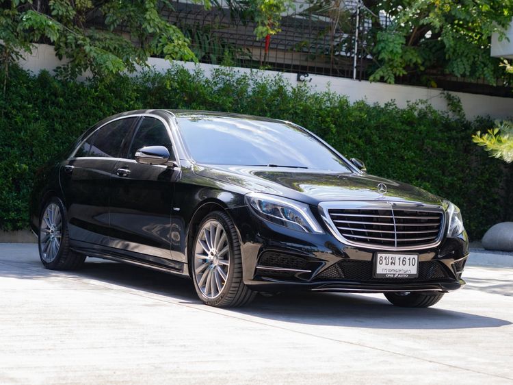 Mercedes-Benz S-Class 2018 S500 Sedan ปลั๊กอินไฮบริด (PHEV) ไม่ติดแก๊ส เกียร์อัตโนมัติ ดำ