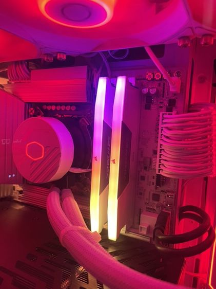 Ram Corsair DDR5 32gb 16x2 บัส 5600 VENGEANCE RGB White รูปที่ 2
