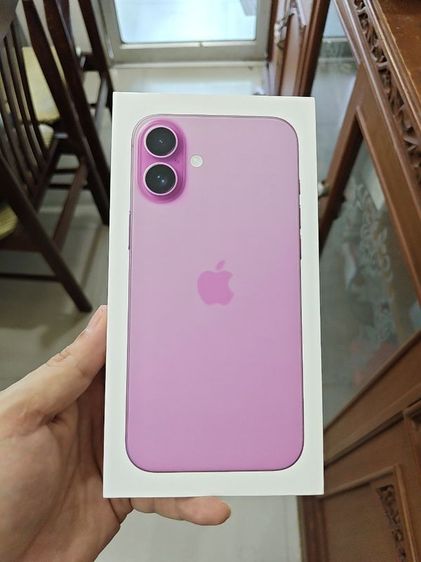 256 GB ขาย IPhone 16plus 256/ pink ยังไม่แกะซีล ใหม่มือแรก