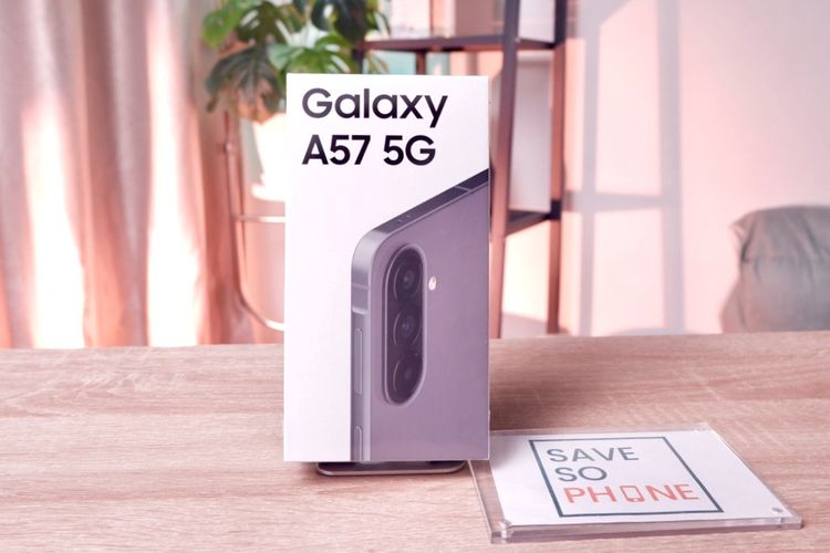 อื่นๆ 512 GB Samsung Galaxy A57 5G 12+512GB สี Awesome Gray เครื่องสวย ราคาเพียง 16,900.- มีประกันร้าน 60 วัน