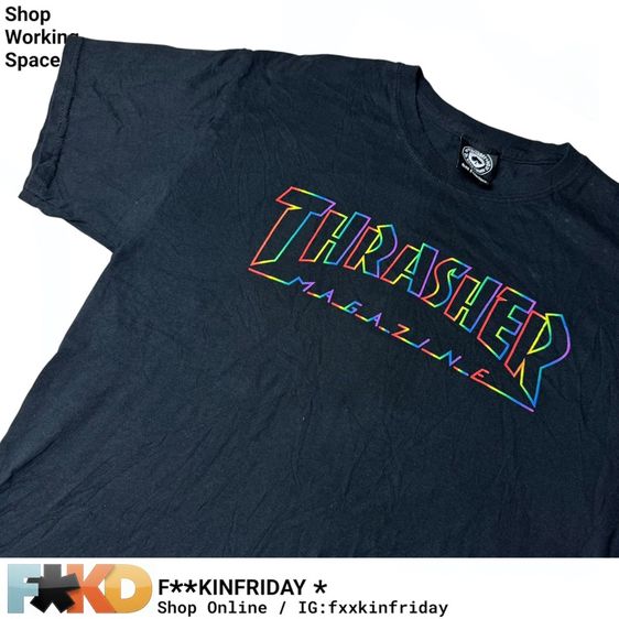 เสื้อยืด Thrasher Size M