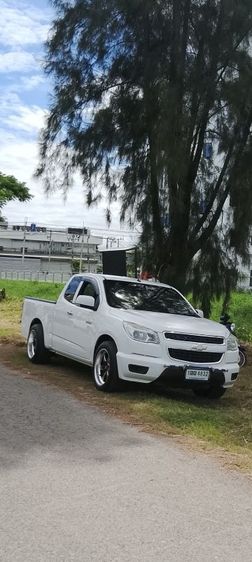 Chevrolet Trailblazer 2014 2.5 LT Pickup ดีเซล ไม่ติดแก๊ส เกียร์ธรรมดา ขาว รูปที่ 4