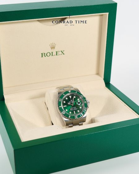 Rolex Submariner 116610LV Hulk' Green Dial Oyster Steel 2012+ 40mm. รูปที่ 8