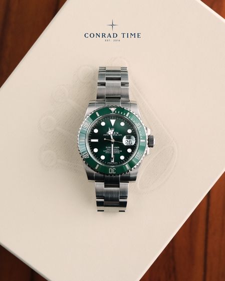 Rolex Submariner 116610LV Hulk' Green Dial Oyster Steel 2012+ 40mm. รูปที่ 6