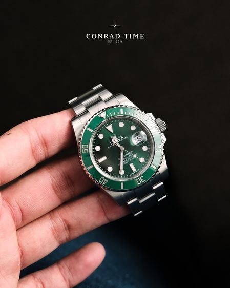 Rolex Submariner 116610LV Hulk' Green Dial Oyster Steel 2012+ 40mm. รูปที่ 2