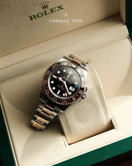 Rolex GMT-Master II 126711CHNR 'Root Beer Black Dial Two-Tone Oyster 2021 40mm. 