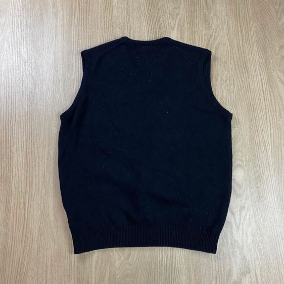 เสื้อกั๊ก LACOSTE ผ้า Wool Mark  แท้ 💯 size 3 ขนาดอก 21.5 ยาว 26.5 นิ้ว สภาพดีมาก สีดำทรงสวย เนื้อผ้านิ่มมาก หายากน่าสะสมครับ รูปที่ 8