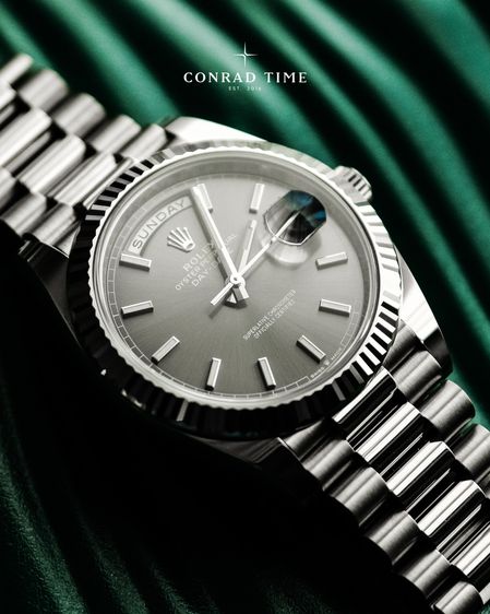Rolex Day-Date 228239 Slate Gray Dial President 2023 40 mm. Fullset