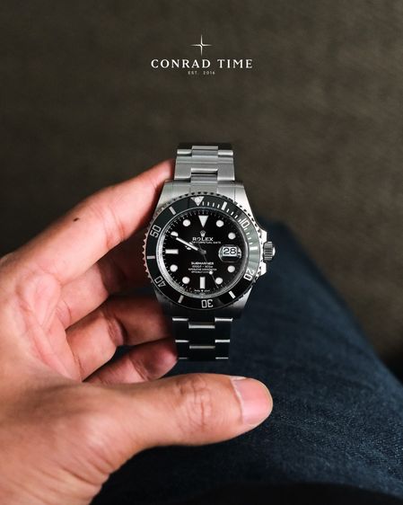 New Rolex Submariner 126610LN Black Dial Oyster Steel 2024 41mm. Fullset  รูปที่ 4