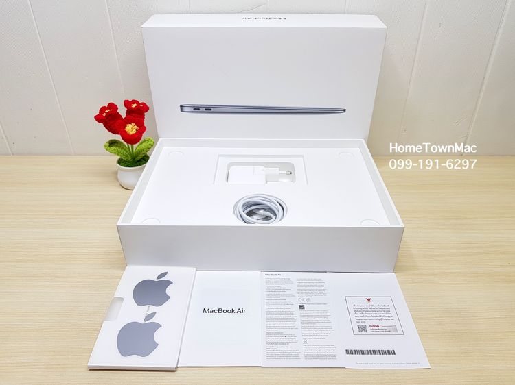 MacbookAir (Retina13-inch, 2020) M1 8-Core CPU 7-Core GPU SSD 256Gb Ram 8Gb สี Space Gray ครบกล่อง น่าใช้งาน รูปที่ 2