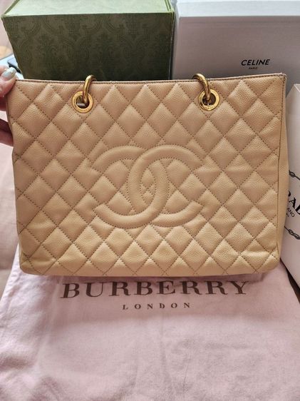 🔥 ปล่อยด่วน CHANEL แท้ Caviar Beige สภาพภายนอกหนังสวย 93%++ โซ่ทองอร่าม นัดดูของได้ 24ชม. BTS อนุสาวรีย์