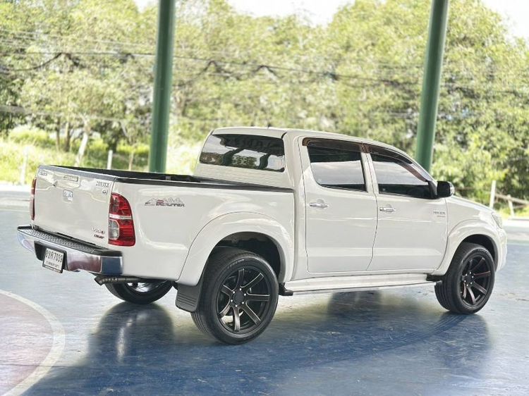 Toyota Hilux Vigo Champ 2014 Double Cab 3.0 G Prerunner Pickup ดีเซล ไม่ติดแก๊ส เกียร์อัตโนมัติ ขาว รูปที่ 4