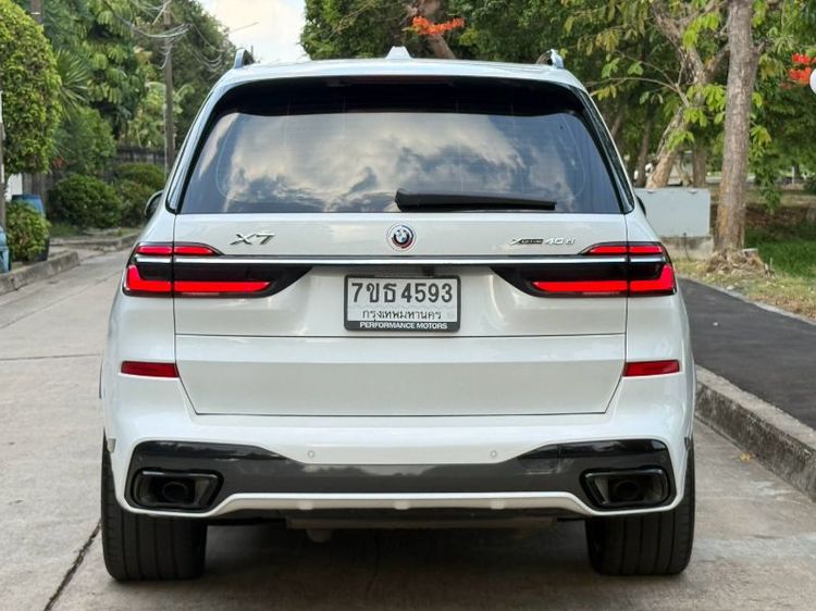 BMW X7 2023 3.0 xDrive40d M Sport 4WD Sedan ดีเซล ไม่ติดแก๊ส เกียร์อัตโนมัติ ขาว
