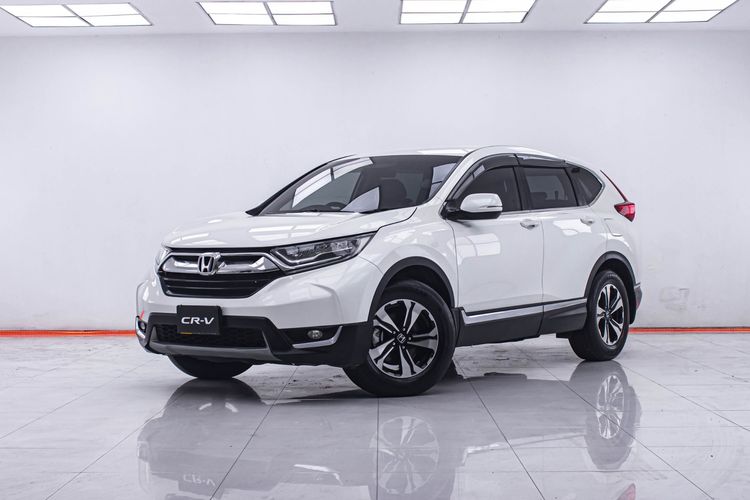 Honda CR-V 2017 2.4 E Utility-car เบนซิน ไม่ติดแก๊ส เกียร์อัตโนมัติ ขาว