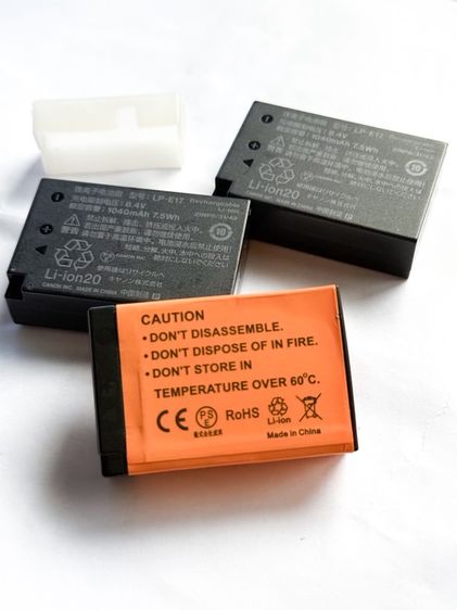 แบตเตอรี่แท้ Canon LP-E17 จำนวน 2ก้อน แถมเทียบ1ก้อน!! รูปที่ 5