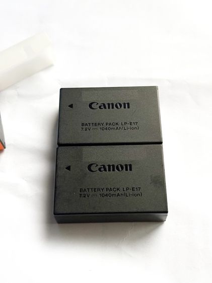 แบตเตอรี่แท้ Canon LP-E17 จำนวน 2ก้อน แถมเทียบ1ก้อน!!