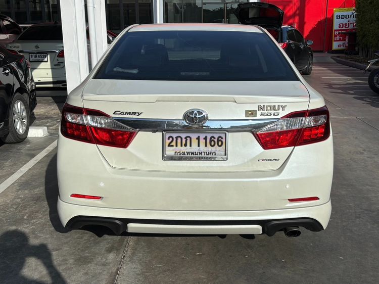 Toyota Camry 2014 2.0 G Extremo Sedan เบนซิน ไม่ติดแก๊ส เกียร์อัตโนมัติ ขาว รูปที่ 4