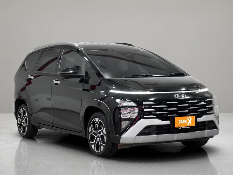 Hyundai Stargazer 2024 1.5 X Utility-car เบนซิน ไม่ติดแก๊ส เกียร์อัตโนมัติ ดำ รูปที่ 3