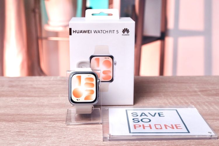 อื่นๆ ขาว Huawei WATCH Fit 5 43MM. สี White เครื่องสวย ราคาเพียง 2,790.- มีประกันร้าน 60วัน
