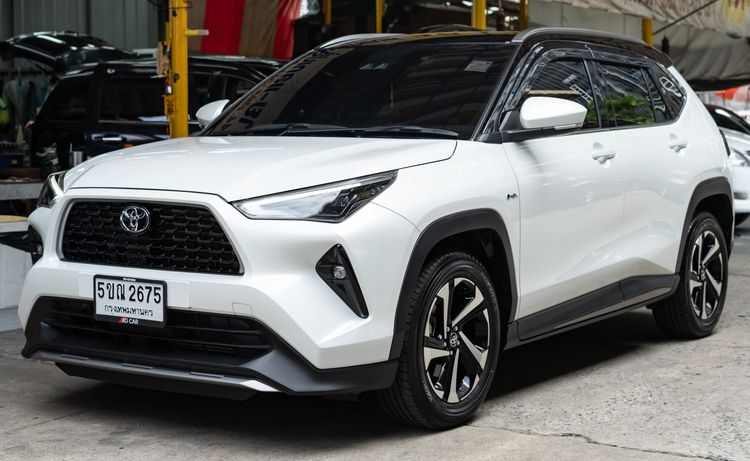 Toyota Yaris Cross 2024 1.5 HEV Premium Utility-car ไฮบริด ไม่ติดแก๊ส เกียร์อัตโนมัติ ขาว รูปที่ 2