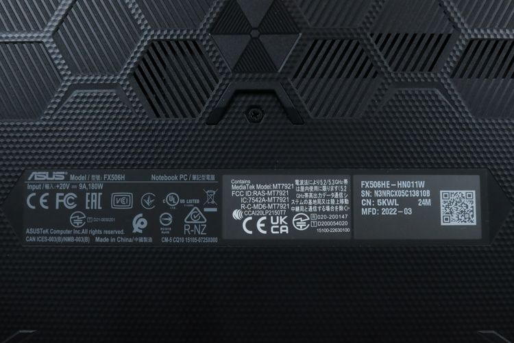 ASUS TUF GAMING F15 Core i5-11400H+RTX3050Ti RAM8.512GB รูปที่ 13