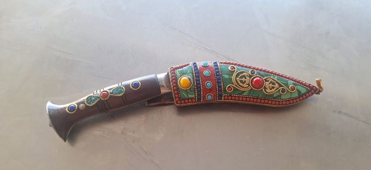 Vintage Handmade Nepalese Kukri Knife Decorative Gurkha Blade 15 cm Decorative Gurkha Knife. Traditional Curved