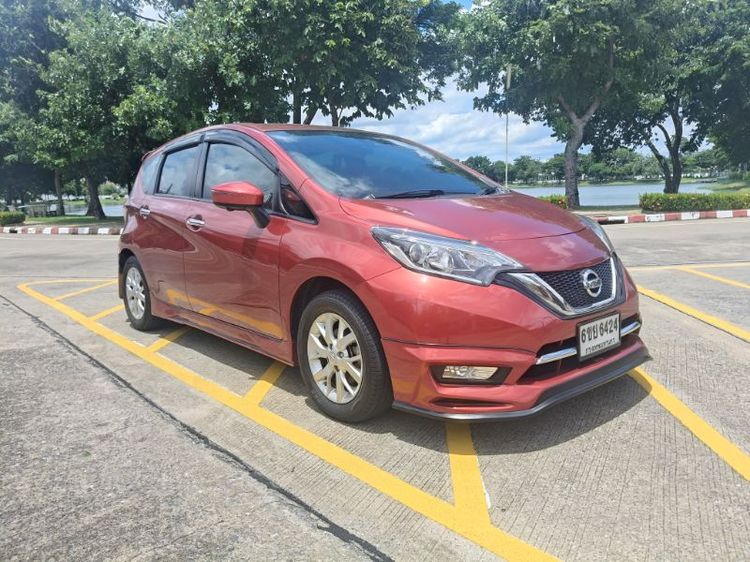 รถ Nissan Note 1.2 VL สี แดง