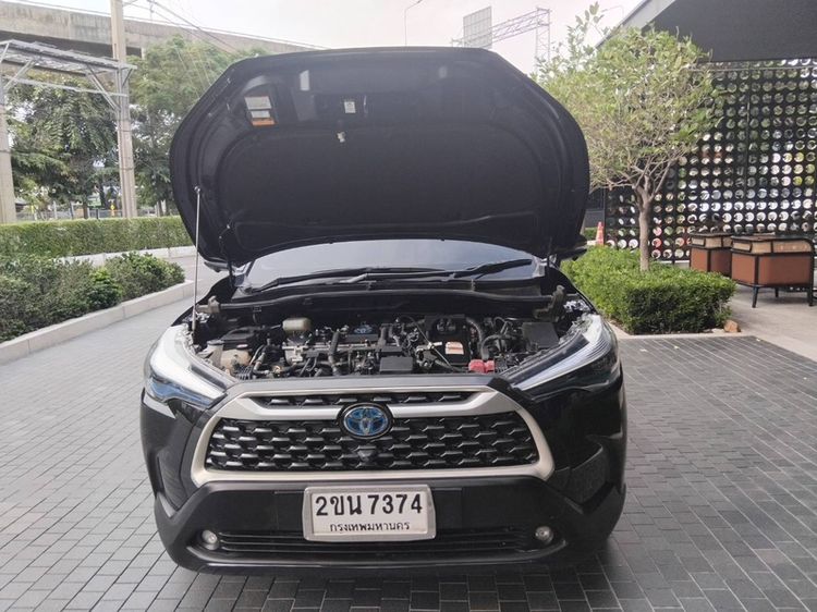 Toyota Corolla Cross 2022 1.8 Hybrid Premium Safety Utility-car ไฮบริด ไม่ติดแก๊ส เกียร์อัตโนมัติ ดำ รูปที่ 4