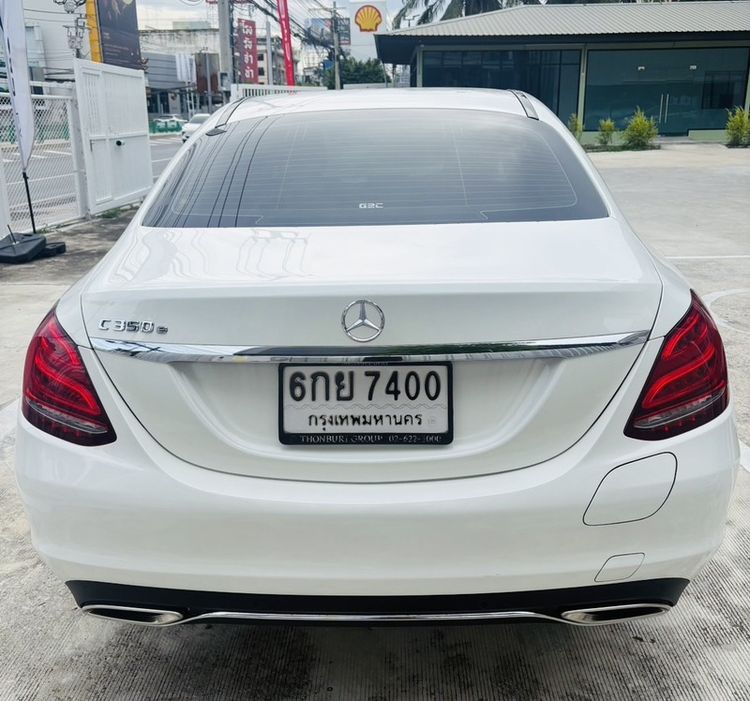 Mercedes-Benz C-Class 2017 C350 Sedan ปลั๊กอินไฮบริด (PHEV) ไม่ติดแก๊ส เกียร์อัตโนมัติ ขาว รูปที่ 2