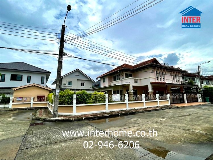 บ้านเดี่ยว 2 ชั้น 107.3 ตร.ว. หมู่บ้านบ้านเอกสิน3 ติดถนนนวลจันทร์ ใกล้โรงพยาบาลนวเวช ถนนนวลจันทร์ ถนนนวมินทร์ ถนนเกษตร-นวมินทร์) เขตบึงกุ่ม 