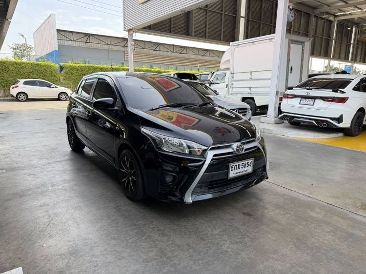 Toyota Yaris 2016 1.2 E Sedan เบนซิน ไม่ติดแก๊ส เกียร์อัตโนมัติ ดำ