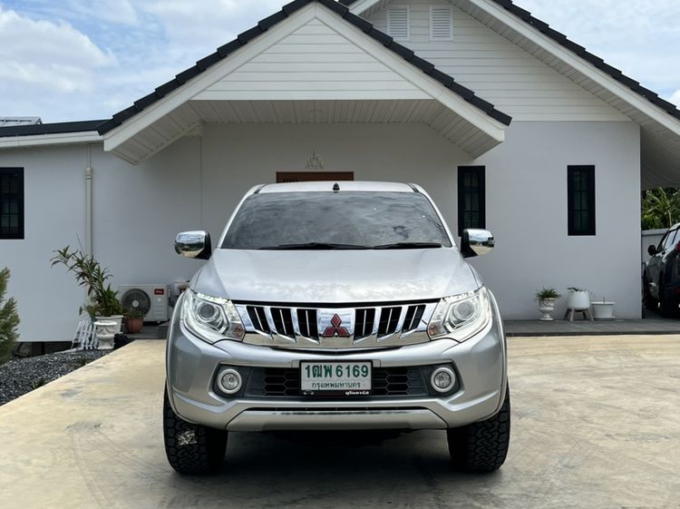 Mitsubishi Triton 2015 2.4 GLX Plus Pickup เบนซิน ไม่ติดแก๊ส เกียร์อัตโนมัติ บรอนซ์เงิน รูปที่ 2