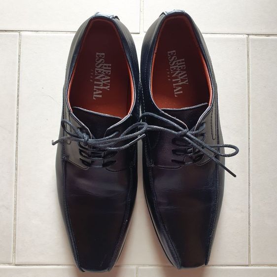 HEAVY รองเท้าหนังผูกเชือกสีดำผู้ชาย Men's Leather Dress Shoe รูปที่ 2