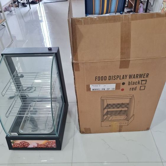 ขายตู้โชว์อุ่นอาหาร 2 ชั้น Food Display Warmer รุ่น FW-2P-1B สีดำ ราคา 2,490 บาท รูปที่ 5