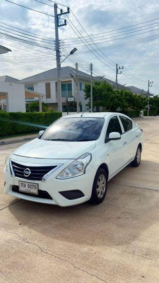 รถ Nissan Almera 1.2 V สี ขาว