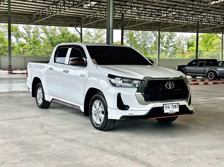 Toyota Hilux Revo 2021 Double Cab 2.4 Mid Z Edition Pickup ดีเซล ไม่ติดแก๊ส เกียร์อัตโนมัติ ขาว รูปที่ 2