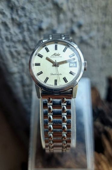 เงิน นาฬิกา Mido Oceanstar Datoette