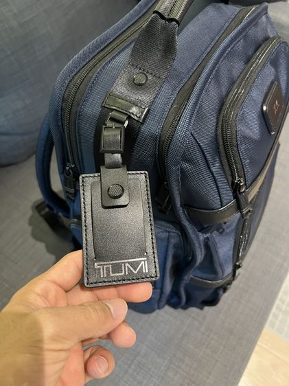 ไนล่อน ชาย น้ำเงิน TUMI 🇺🇲 Alpha 3 T-Pass® Business Class Brief Pack®  แบรนด์สัญชาติอเมริกา